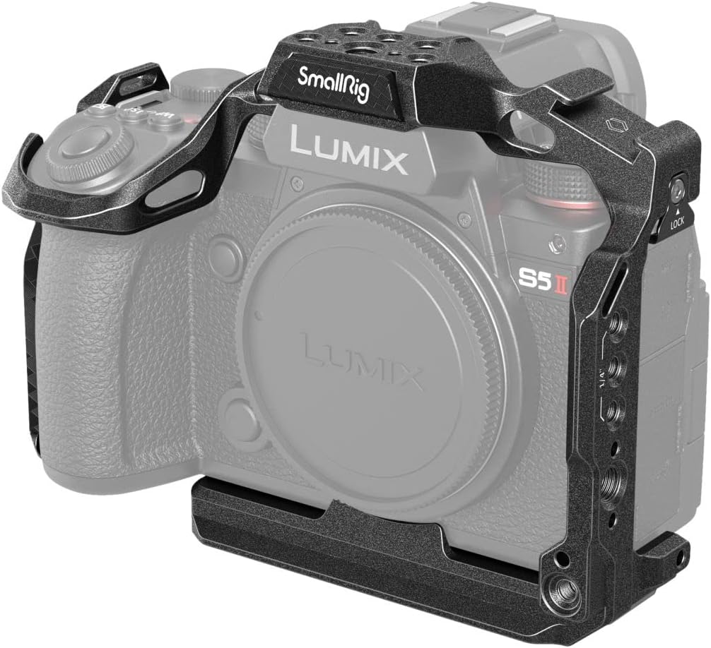 SMALLRIG โBlack Mambaโ Cage for Panasonic LUMIX S5 II / S5 IIX with Built-in ...