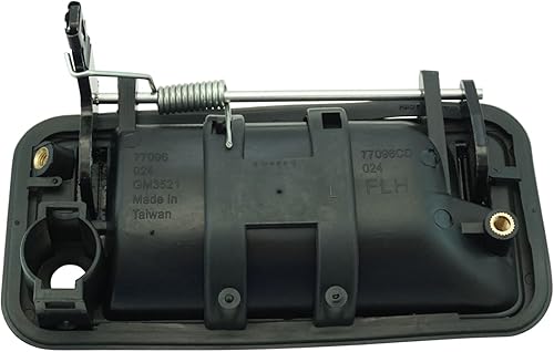 Miniatura 37 de TRQ Manija de puerta exterior texturizada LH del conductor trasero para Chevy GMC Pickup Truck SUV