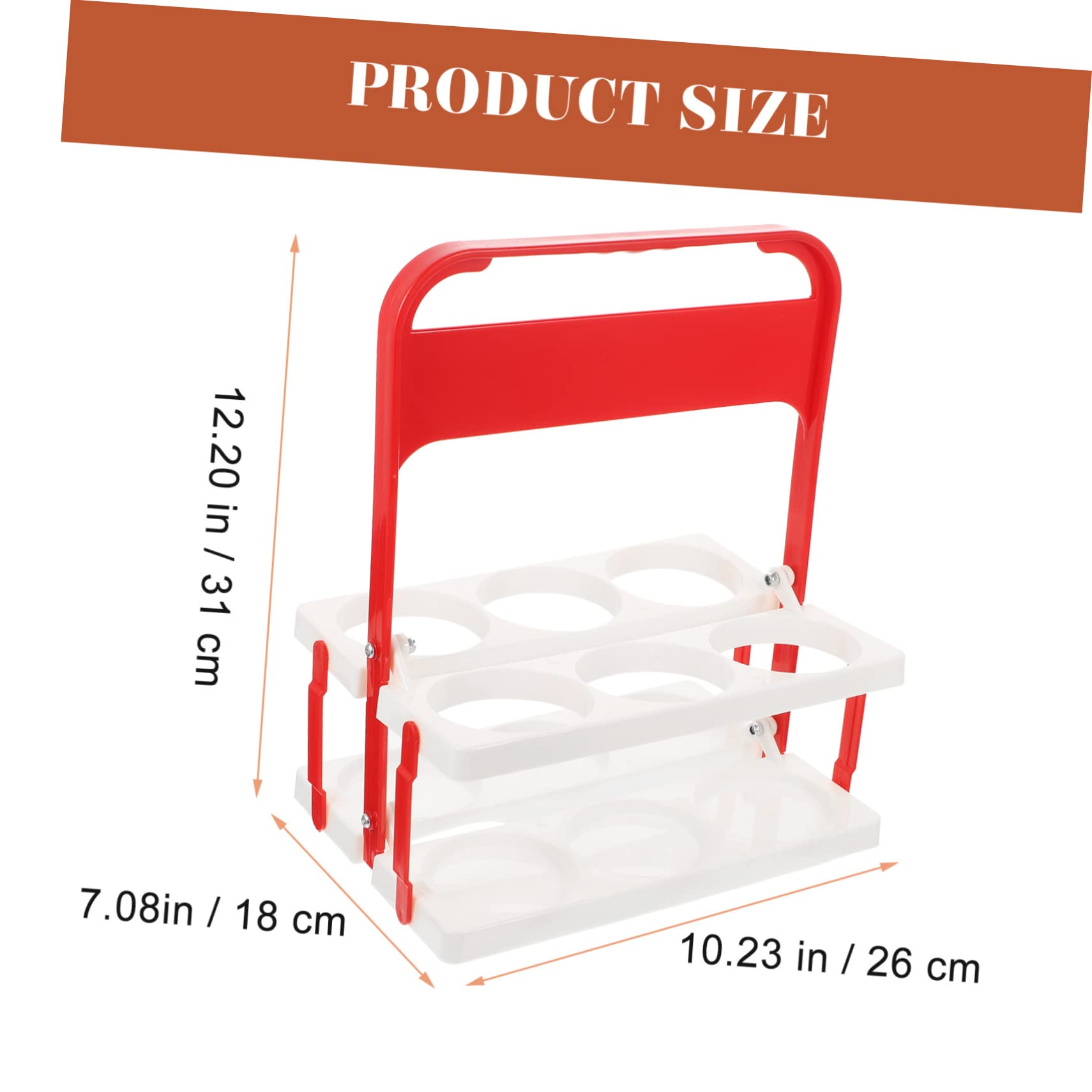 Garneck Beer Organizer Beer Can Handle Insulated Drink Carrier Sturdy and Compact