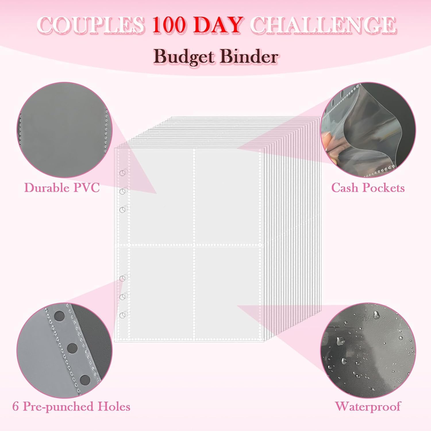 100 Envelope Saving Challenge, Pianificatore di Budget, Sfida del Risparmio, Cartella del Risparmio, Libro del Risparmio