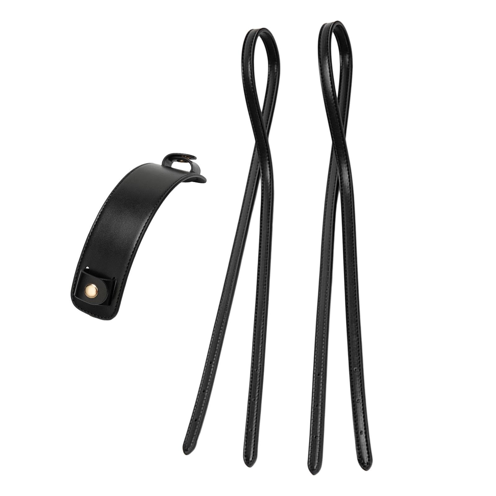 Bag Belts PU Leather Repair DIY Handbag Straps for Tote Shoulder Bag Handbag Black-image-48