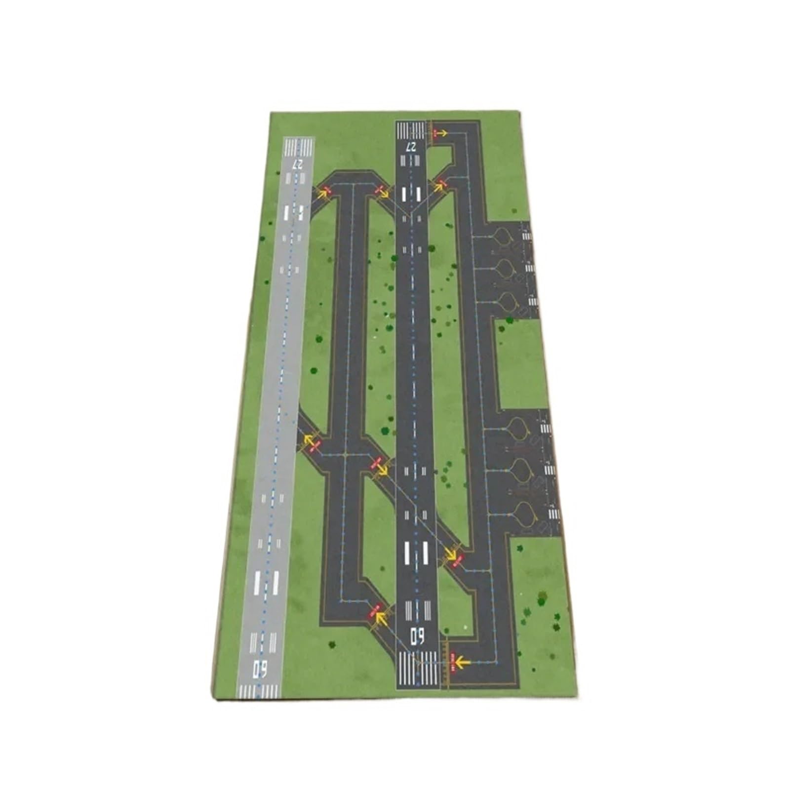 Tapis aviation gris vert 6,40X120CM pour couloir et salle de jeux