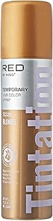 Red by Kiss Tintation Temporary Hair Color Spray, Instant Gray Root Touch Up Coverage, Water-Resistant & Smudge-Proof, Easy Wash Out, Barber & Hairline Touch-Up, Quick-Dry (Blonde, 2.82 oz)