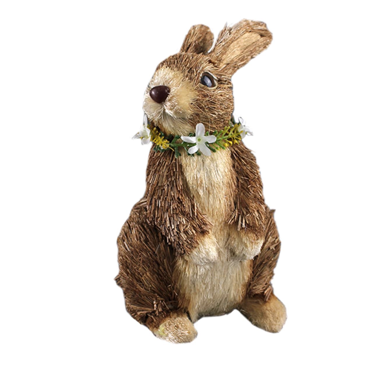MUSISALY 1pc Delicate Bunny Decor Woven Straw Garland for Easter Random Color Adornment for Living Room Porch and Study Room for Festivals and Parties