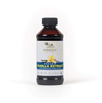 Rodelle Organic Pure Vanilla Extract, 4-Ounce