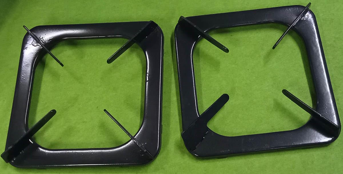 Gas Burner Stand (Square19.5 x 19.5cm) (Cross Point Distance 23.5cm)2 Pcs (Square Model) Normal-image-23