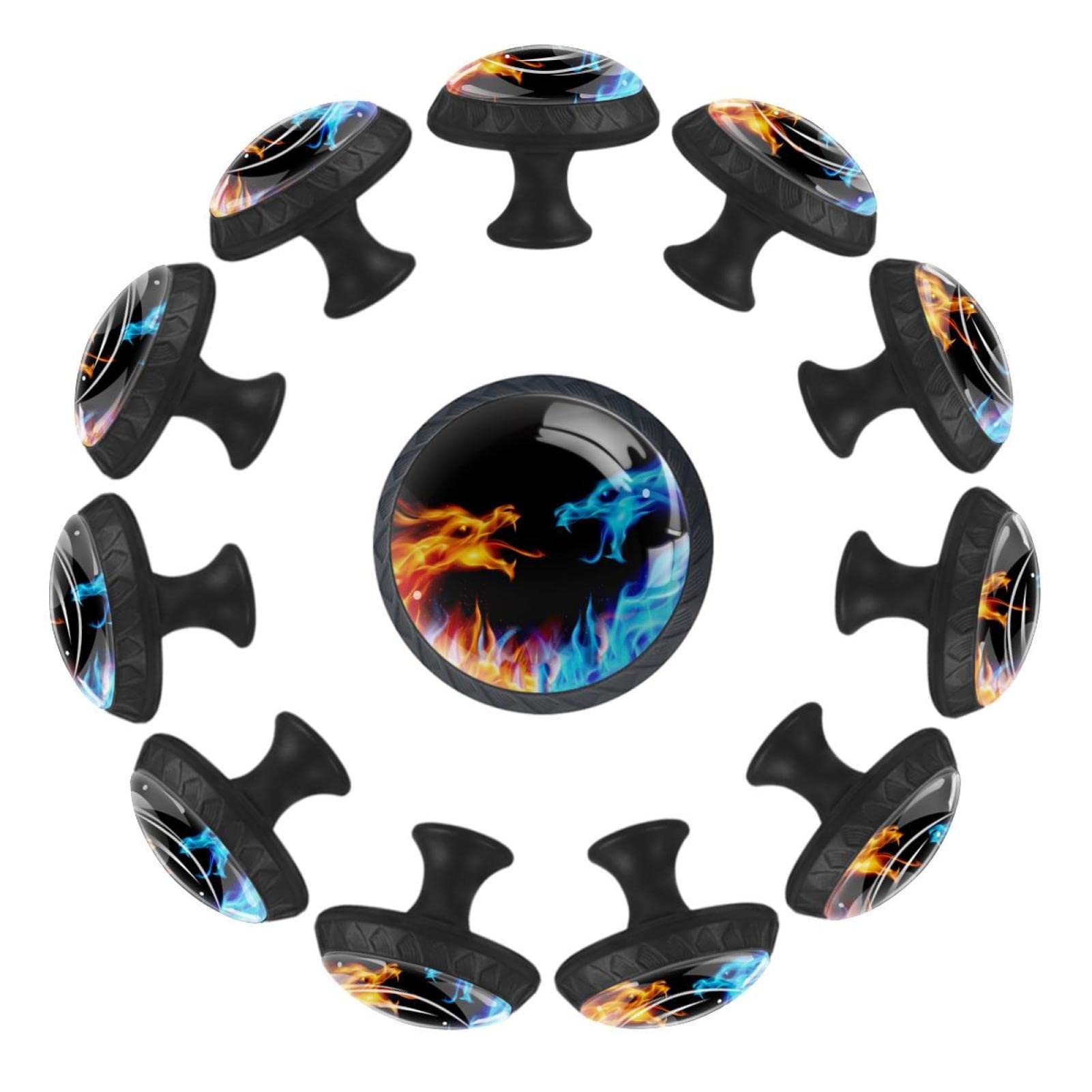 Boutons de tiroir Dragon Art pour relooker une commode de salon
