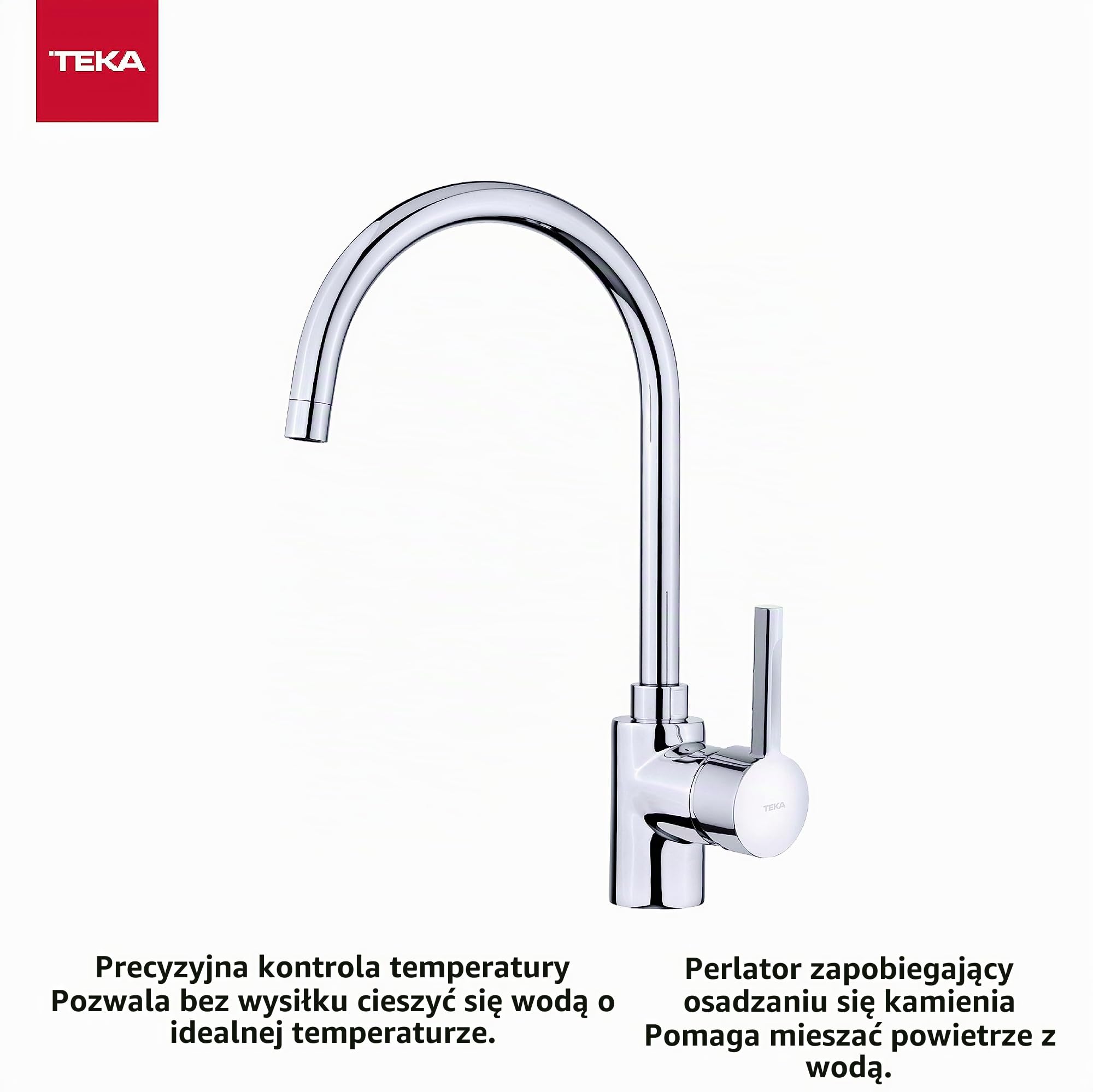Teka 239151200 ARK 915 bateria kuchenna chromowana, kolor chromu