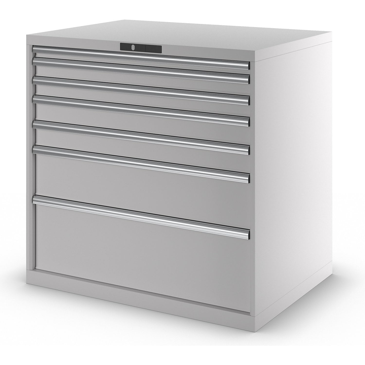 Lista | Schubladenschrank | Stahl | lichtgrau RAL 7035 | Tragkraft 200 kg