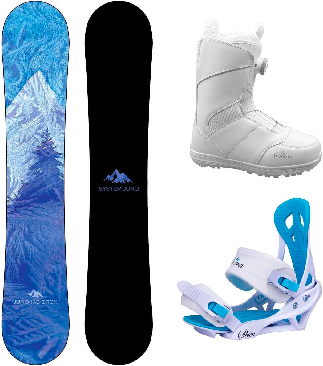 System Juno and Pro Twist Boots Women's Complete Snowboard Package