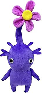 2023 New Pik-mins Plush, Purple Oat-chi Doll, Pi-kmin Purple Flower Plush, Plush Toy Stuffed Anime Oatchi, Adorable Plant-Like Creatures, Cute Anime Gifts for Game Fans Kids, for Fun and Collecting