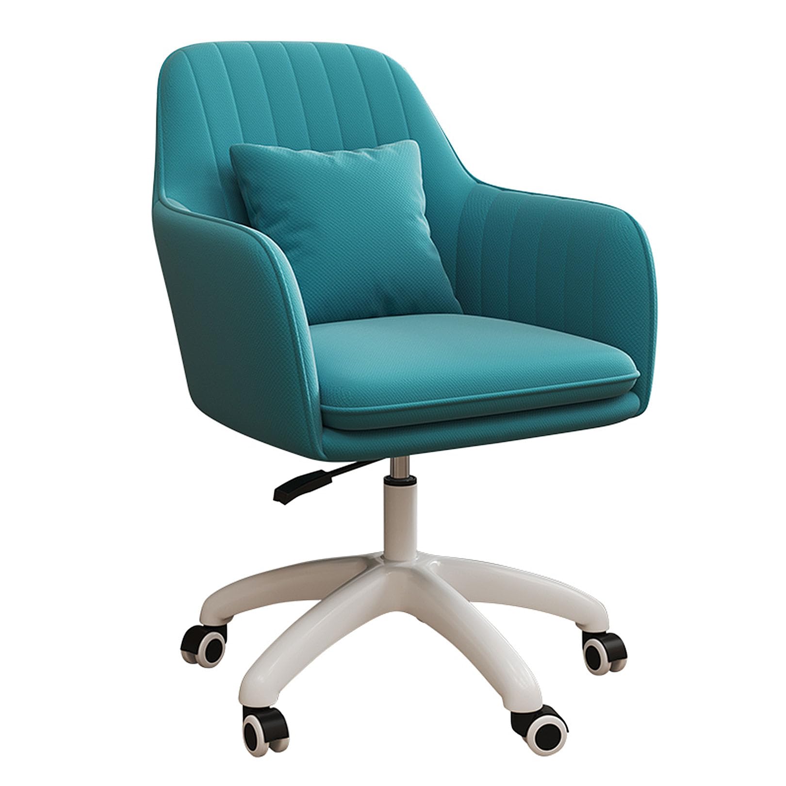 Chaise de bureau en velours avec support lombaire réglable adulte