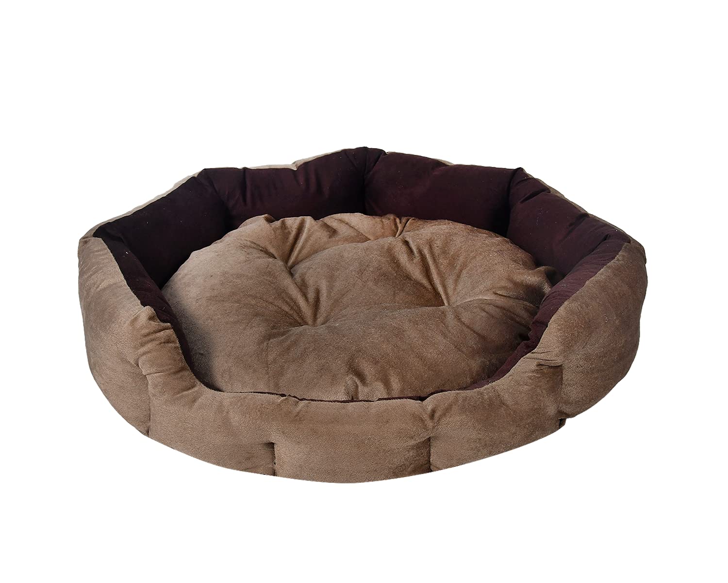 slatters be royal store Reversible Dual Ultra Soft Velvet Luxury ‎Chocolate Brown Color Sofa Bed PET Bed | Dog Bed | CAT Bed | Puppies Puppy Bed | Rabbit Bed (B07VLS2SHL) Amazon Price History, Amazon Price Tracker