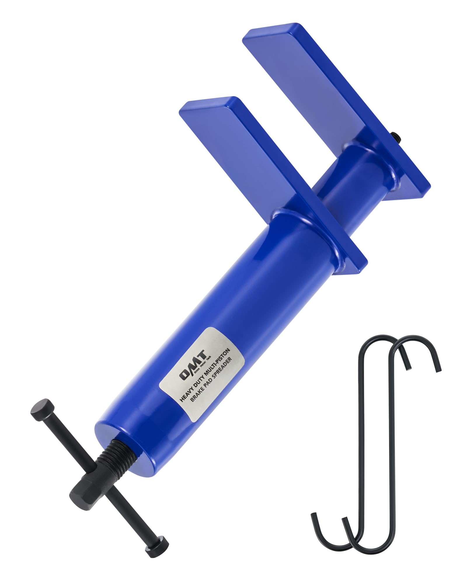 Orion Motor Tech Brake Pad Spreader, Universal Caliper Piston Compressor Tool with 2 Hanger Hooks for Multi-Piston Brake Caliper Compressor, Heavy Duty Disc Brake Caliper Tool Set