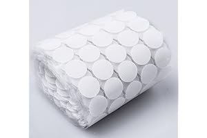 1000pcs Sticky Back Dot Velcro Adhesive Tapes, 3/4" Diameter Set