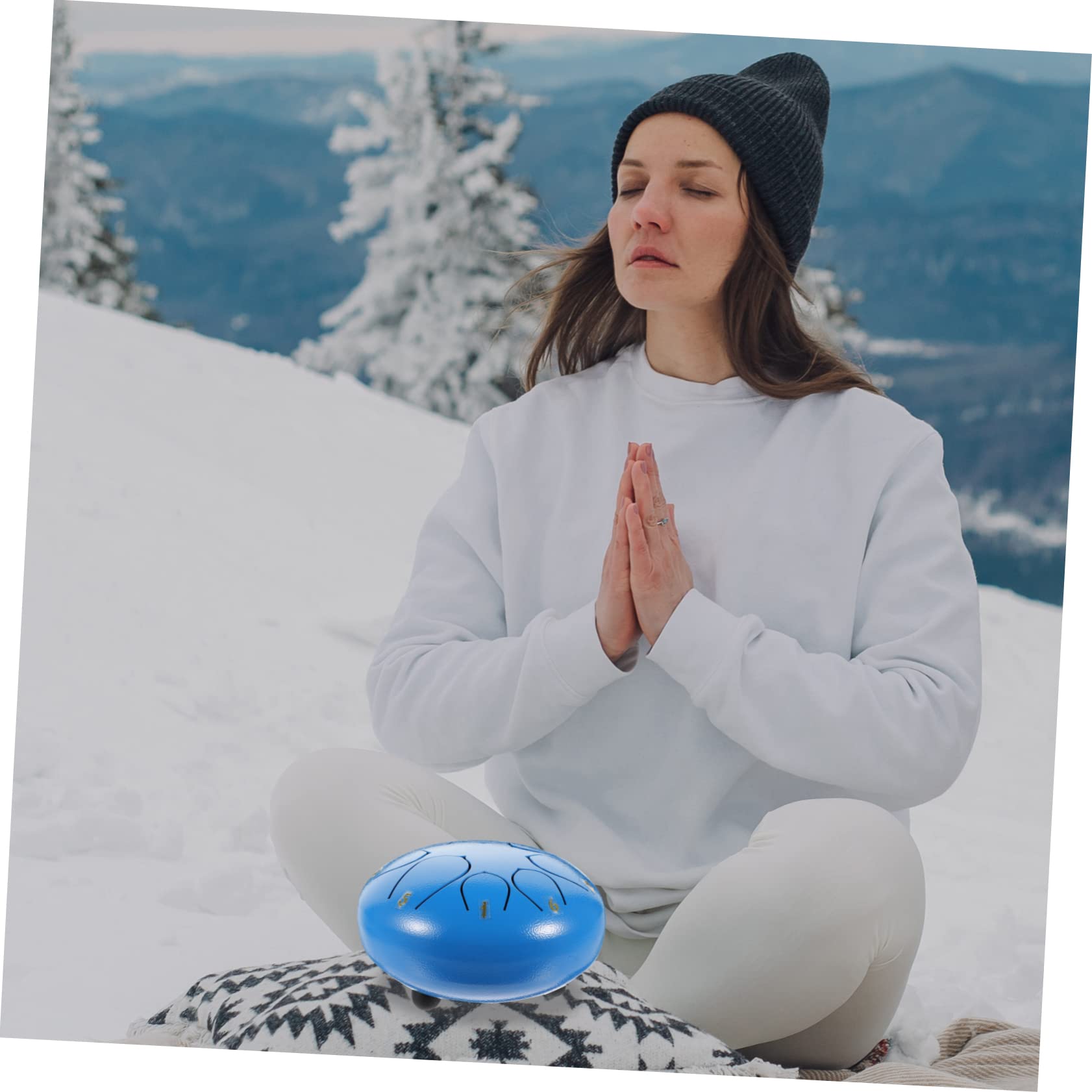 TOYANDONA Instrumento de Percusión de Lengüeta de Mano Etéreo para Yoga de Instrumentos Musicales de Lengüeta para Principiantes
