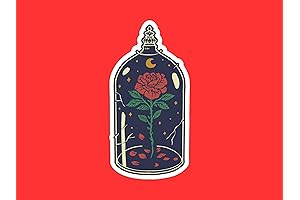 Enchanted Rose: Illuminating Sticker from Beauty and the Beast