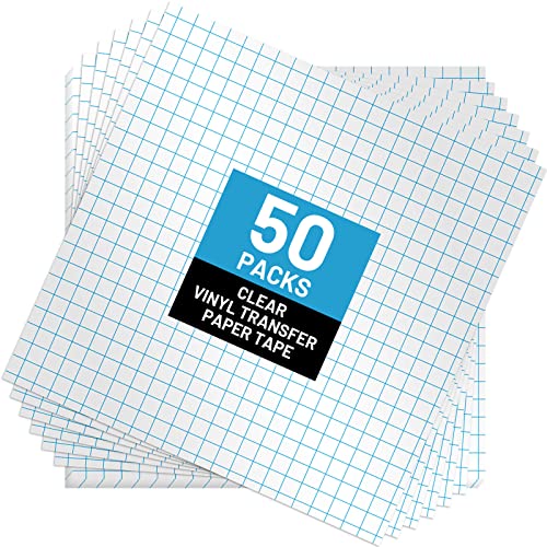 Papier de transfert pour vinyle transparent selizo, film adhésif avec grille de découpe