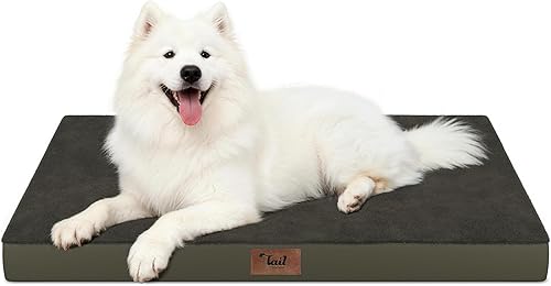 Miniatura 74 de Cama Ortopédica para Perros de Exterior para Perros Medianos y Gatos, Tapete Plano Impermeable para Mascotas con Espuma de Caja de Huevos y Funda