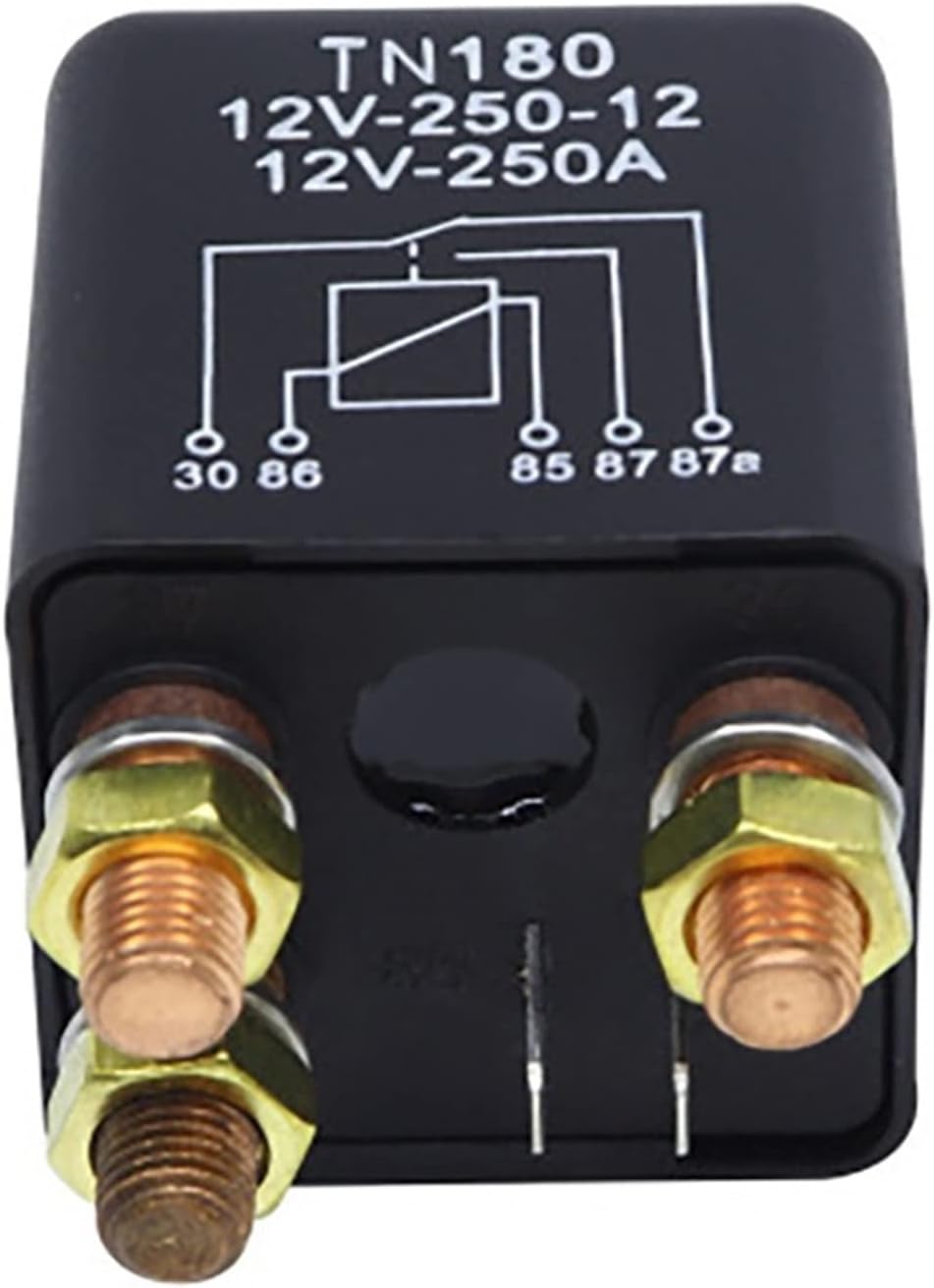 Car Truck Motor Automotive Relay 24V/12V 250A 1.8W 4.8W Continuous Type Automotive Modular Relay (Size : 12V 1.8W 250A)