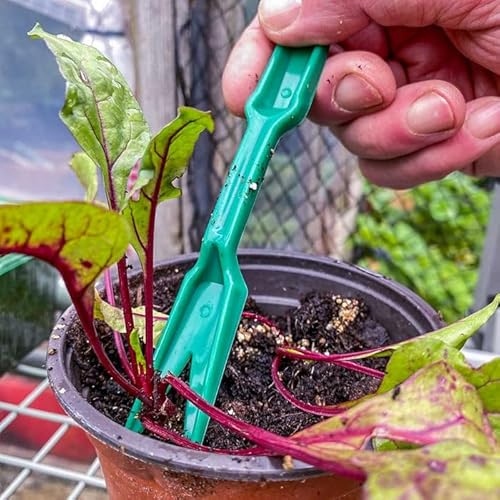 Simply Garden Widger and Dibber Set Easy Transplanting Sowing Seeds Seedlings Bulbs With Measurements On Dibber - Image 4