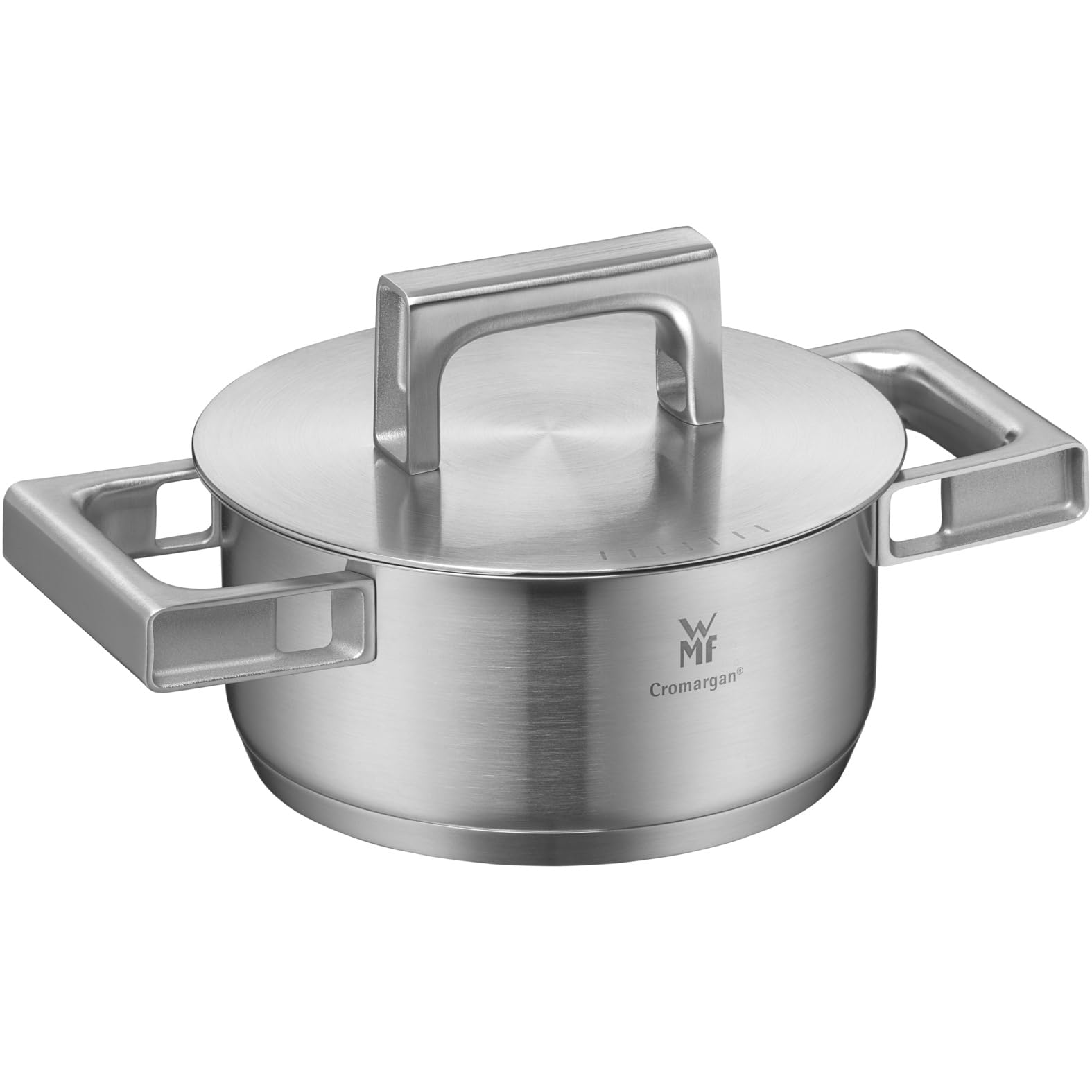 WMF Vitalis Aroma Steamer Stainless Steel Induction Roasting Dish 41 x 27 x 10 cm Casserole Dish 6.5 L Glass Lid with Silicone Rim Cooking Thermometer Cooking Tray Cromargan Stainless Steel Uncoated