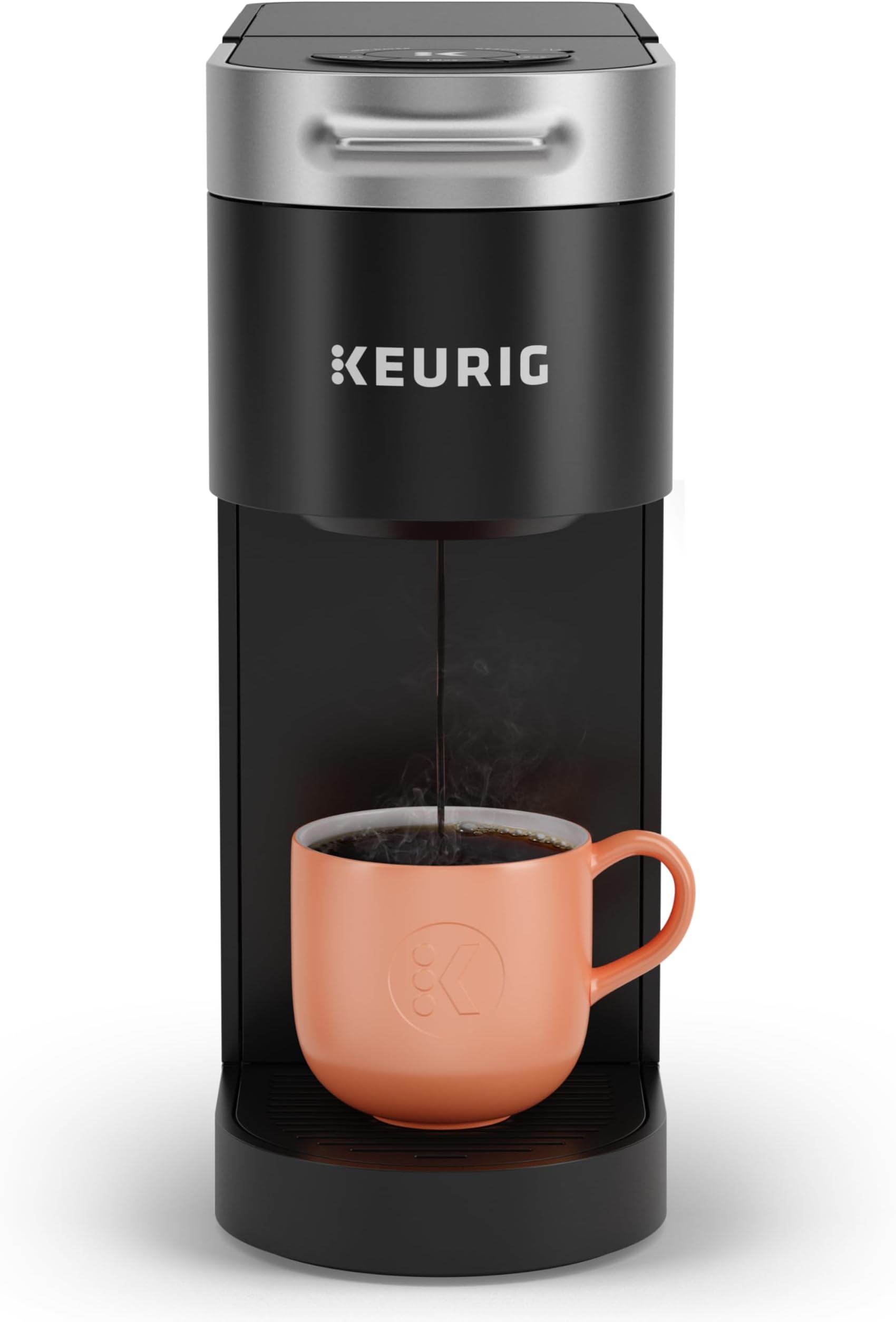 ZASTION Keurig K-Slim Single Serve K-Cup Pod Coffee Maker, Featuring Simple Push Button Controls And Energy Efficient, Black