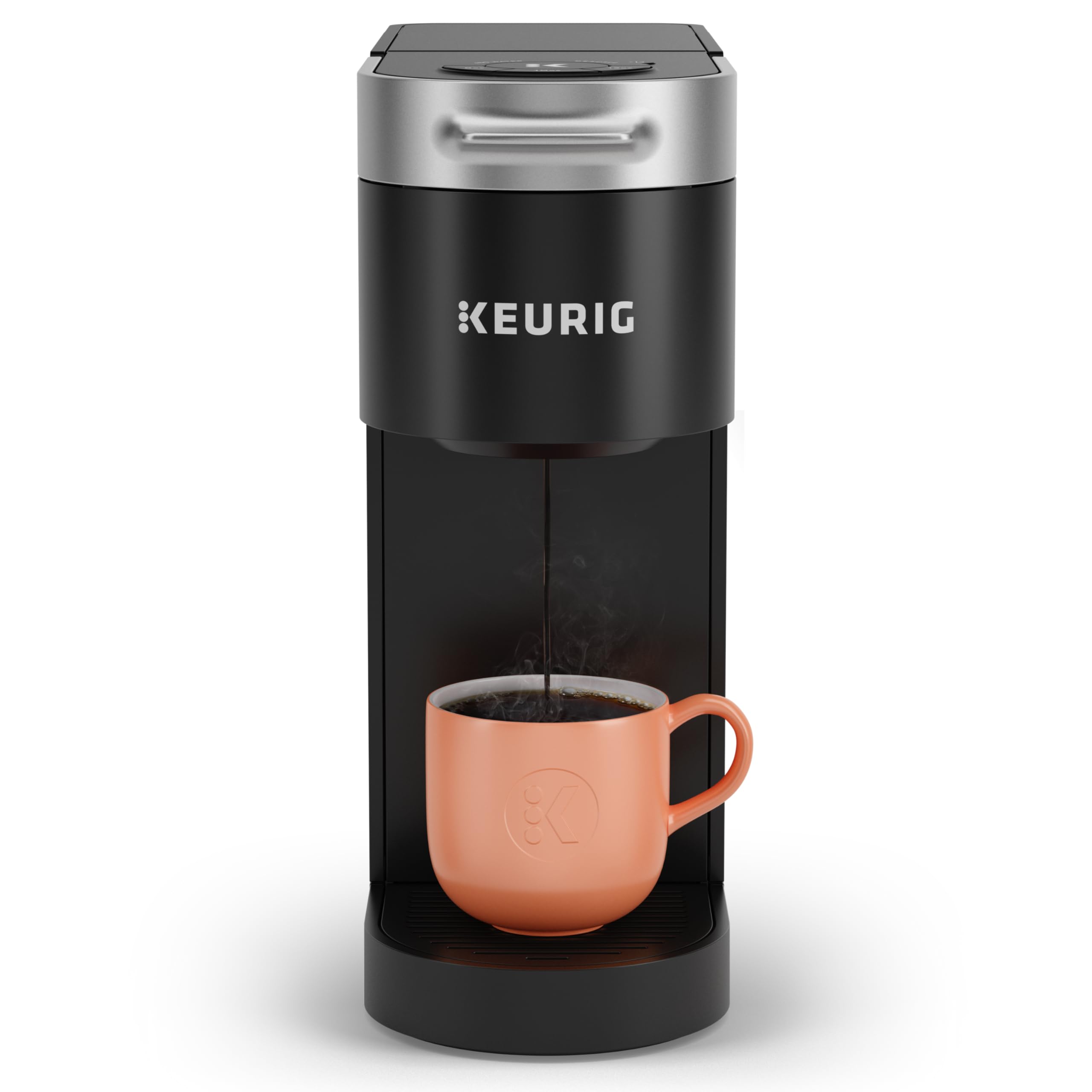ZASTION Keurig K-Slim Single Serve K-Cup Pod Coffee Maker, Featuring Simple Push Button Controls And Energy Efficient, Black