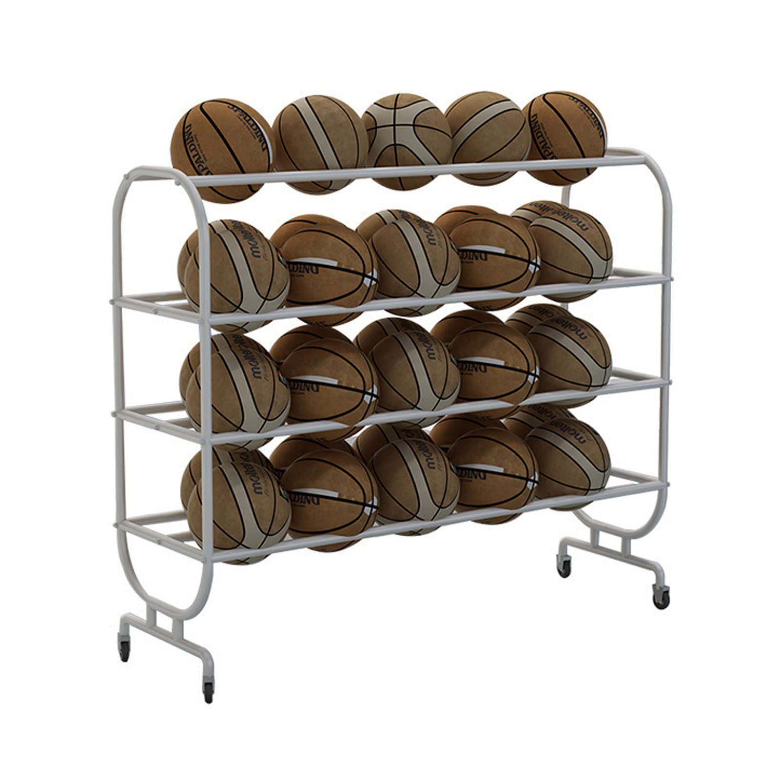 Buy 4 Tier Basketball Volleyball Soccer Holders Sports Equipment Garage Storage Unit Sports
