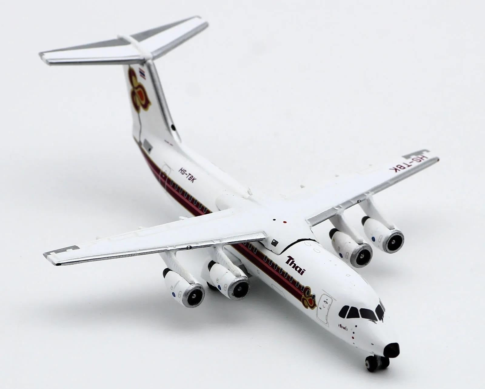 ZWCHGJ aluminiowy samolot kolekcjonerski 1 400 dla THAI AIRWAYS British Aerospace BAE 146-300 odlewany model samolotu HS-TBK Playkits