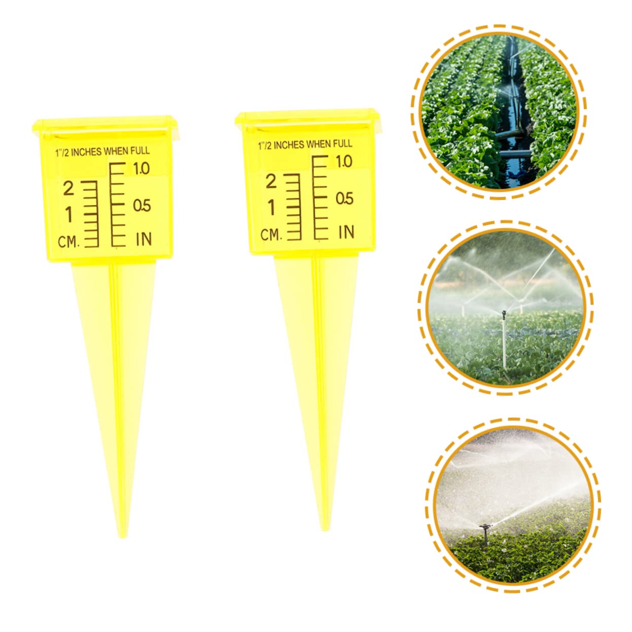 DOITOOL 20pezzi Misuratori Di Pioggia Per Esterni Strumento Di Misurazione Precisa Plastica Per e Cortili Facile Da Installare e Resistente