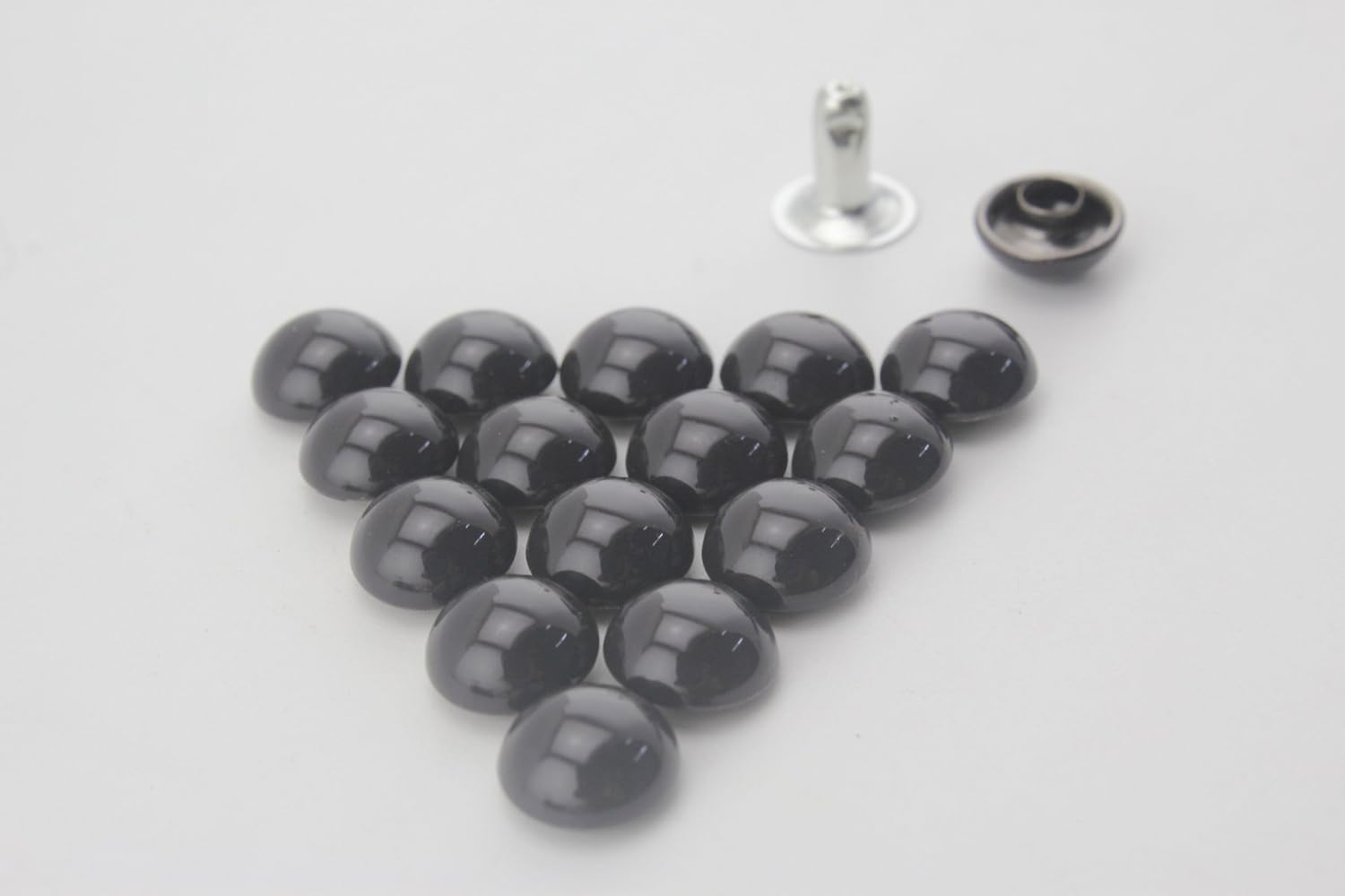 Dome Riveted 5/16" / 8mm Iron Double Cap Rivet Studs Leather Rivet for Bag Making Clothing Shoes M63A