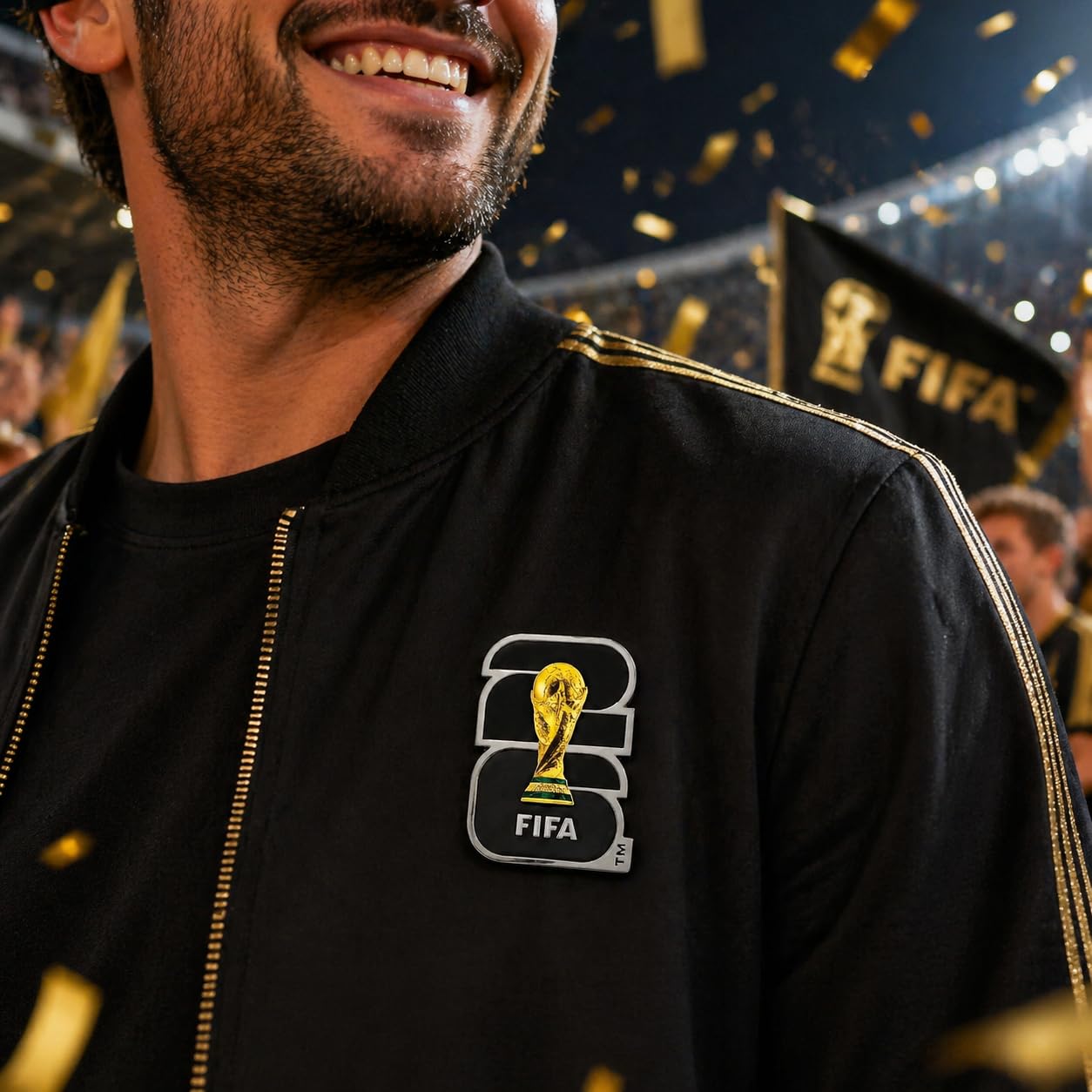 Pin Oficial FIFA Copa del Mundo 2026 – Souvenir & Artículo de Fan con Motivo Trofeo – Aleación de Aluminio, Ideal para la Copa del Mundo 2026, FIFA World Cup 2026 Official Gift - 4