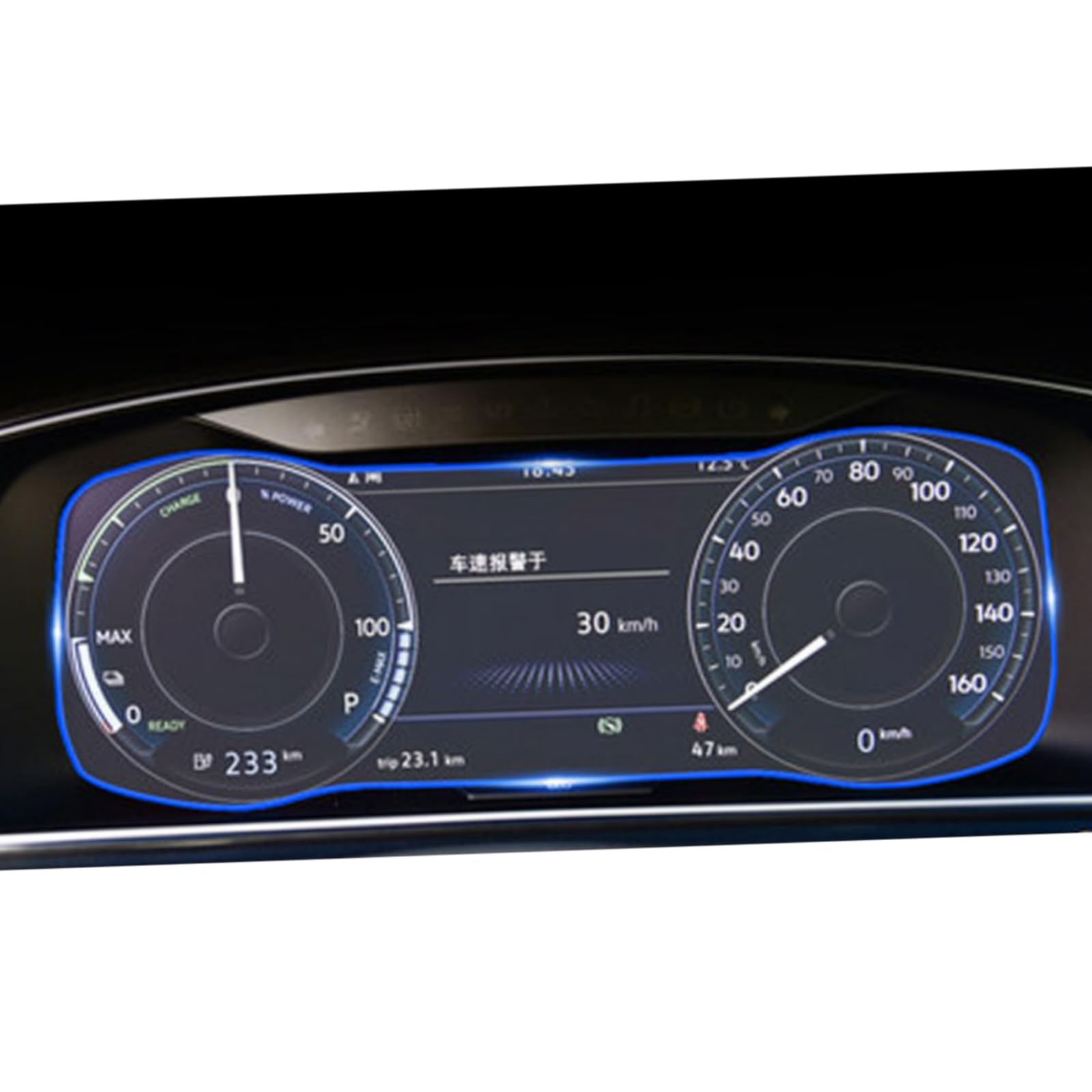 para VW,para Golf 7 7.5/Facelift 2018-2020 Instrumento de automóvil Película Protectora Pantalla Central LCD Película Protectora de Vidrio Templado