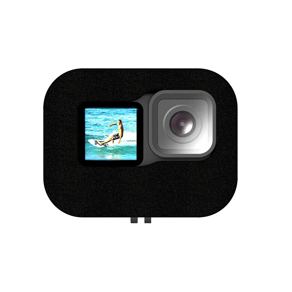 Lot De 2 Pare-Brise En Mousse Anti-Vent Pour GoPro Hero 9/10/11/12 – Réduction Bruit Du Vent En Extérieur