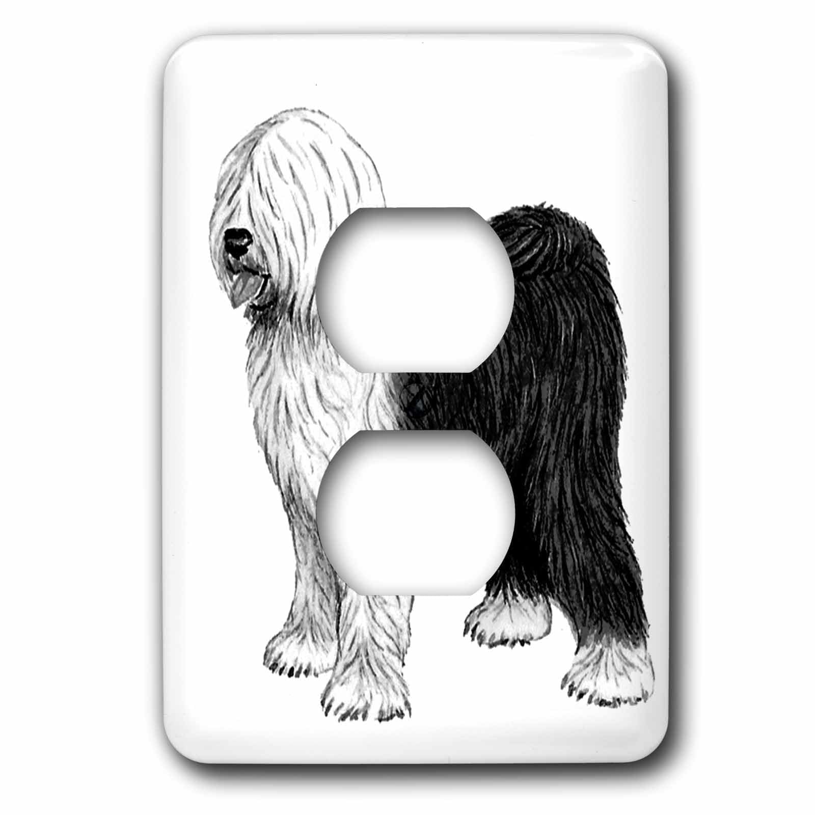 Couverture de prise 2 prises pour changer vos plaques electriques ternes