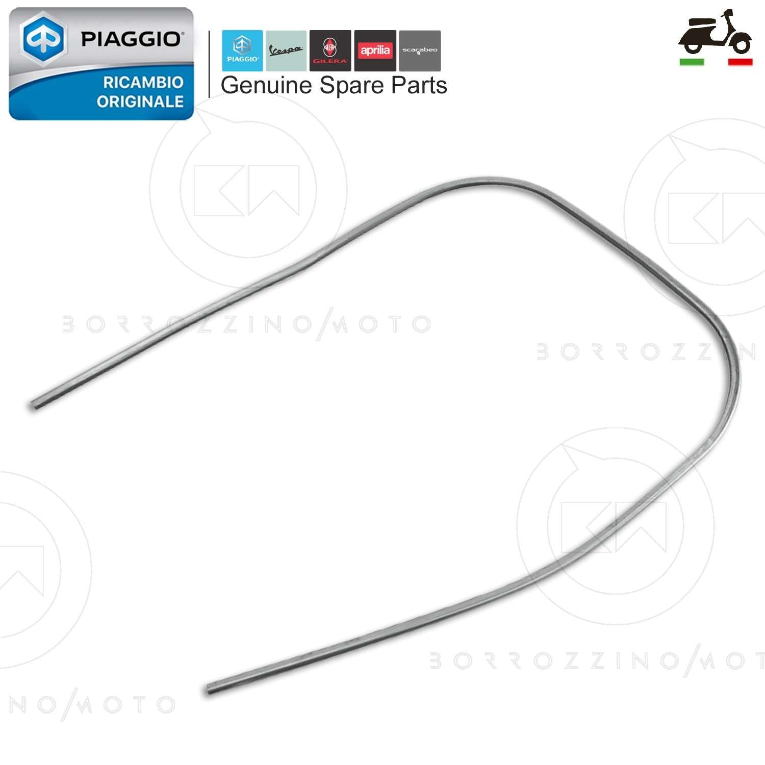 BORDO SCUDO IN ALLUMINIO COMPATIBILE CON VESPA 50 SPECIAL N R L 125 PRIMAVERA ET3