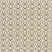 Carta Varese Florentine Paper- Scrolling Filagree in Brown 19x27 Inch Sheet