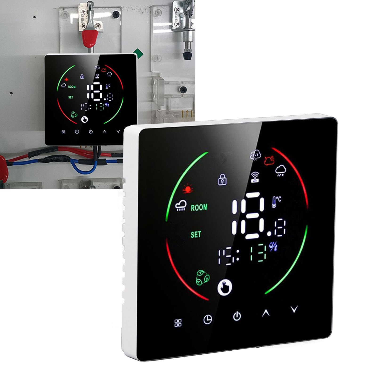 East2 3A Smart WiFi Thermostat, Programmable Room Temperature Control with 7-Day Schedule, Intuitive LED Display - Image 2