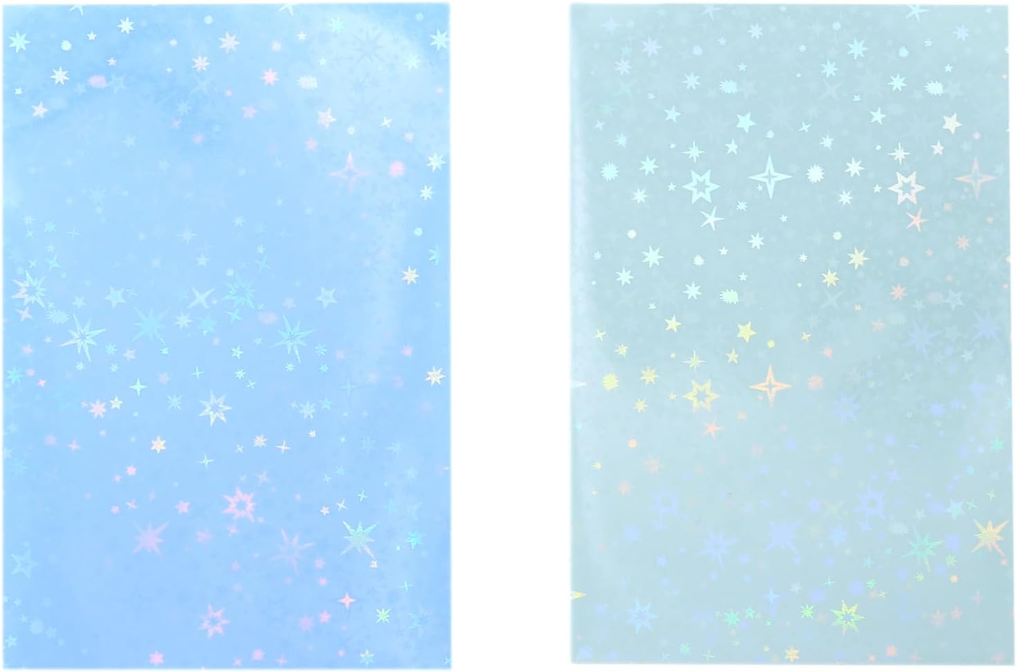 100 Glitters Kpop Photocard Sleeves Trading Card Shield Cover Board Game Card Film Transparent Protective Sleeves for Photo 61x91mm