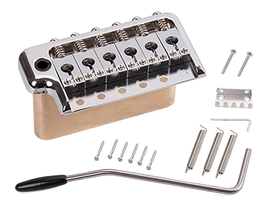 Amazon | LAMSAM 52.5mm トレモロブリッジ アセンブリ トレモロ