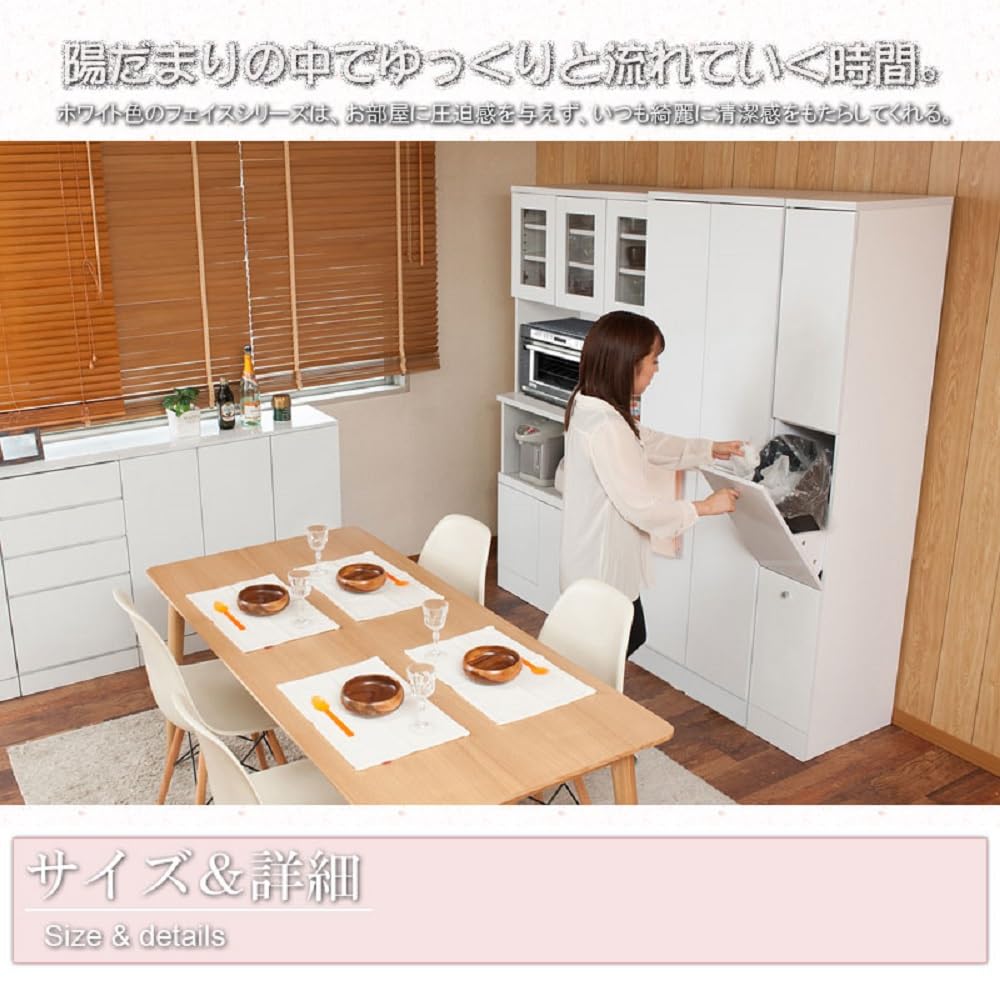 Amazon｜Face キッチンシリーズ ダストボックス スリム 2分別 幅25