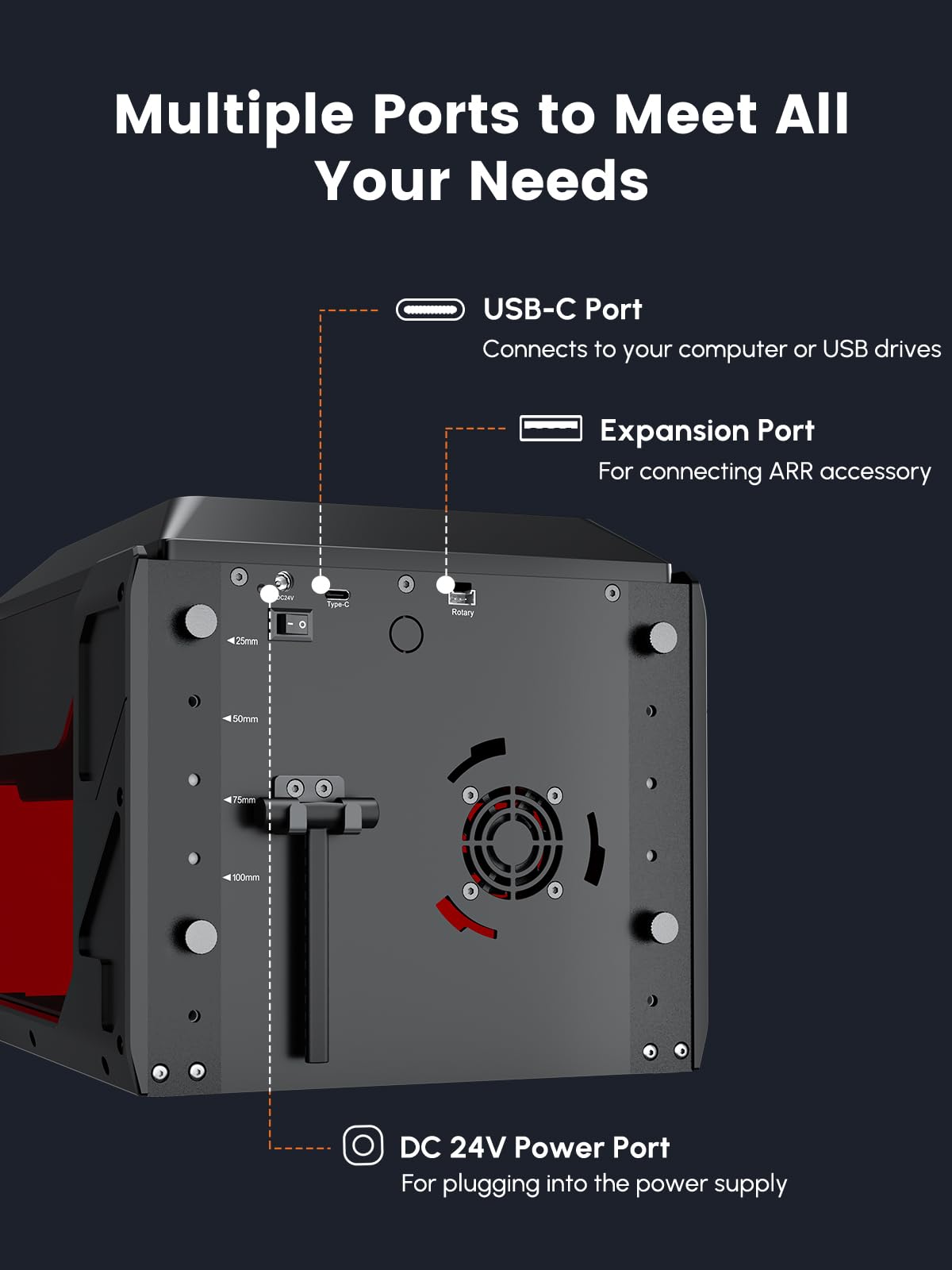 AlgoLaser 5W Smart Laser Engraver Machine: Portable Laser Engraver with 3.5" Touchscreen & 2.0 AlgoOS System - Hand Draw/Wireless Transmission/SD Card/Offline - Laser Engraving for Wood, Leather