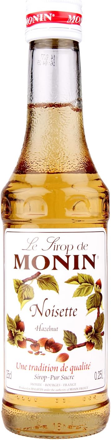Monin Hazelnut Syrup, 250Ml, Liquid, Vegetarian