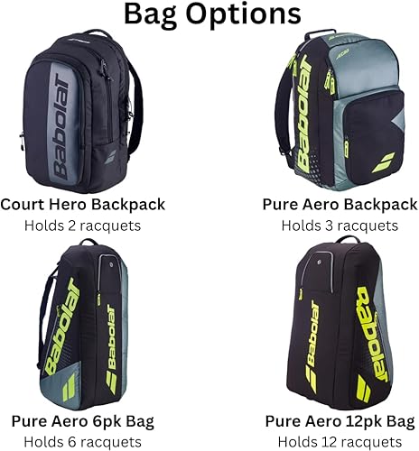 Miniatura 7 de Babolat Raqueta de tenis Pure Aero 98 (9. generación) ensartada con tu elección de cuerda