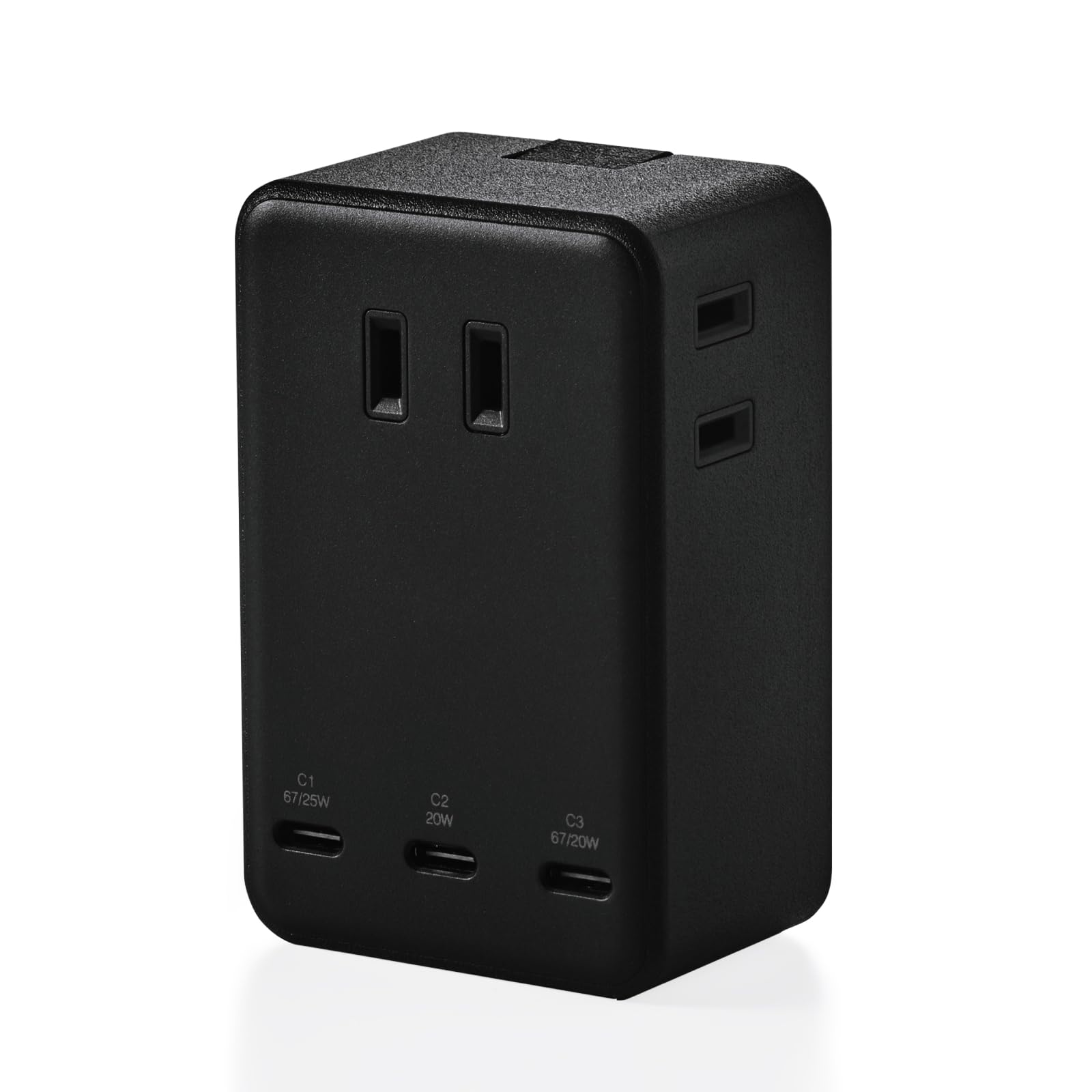 エレコム 電源タップ USB付き 合計最大65W PD対応 Type-C×3 A…