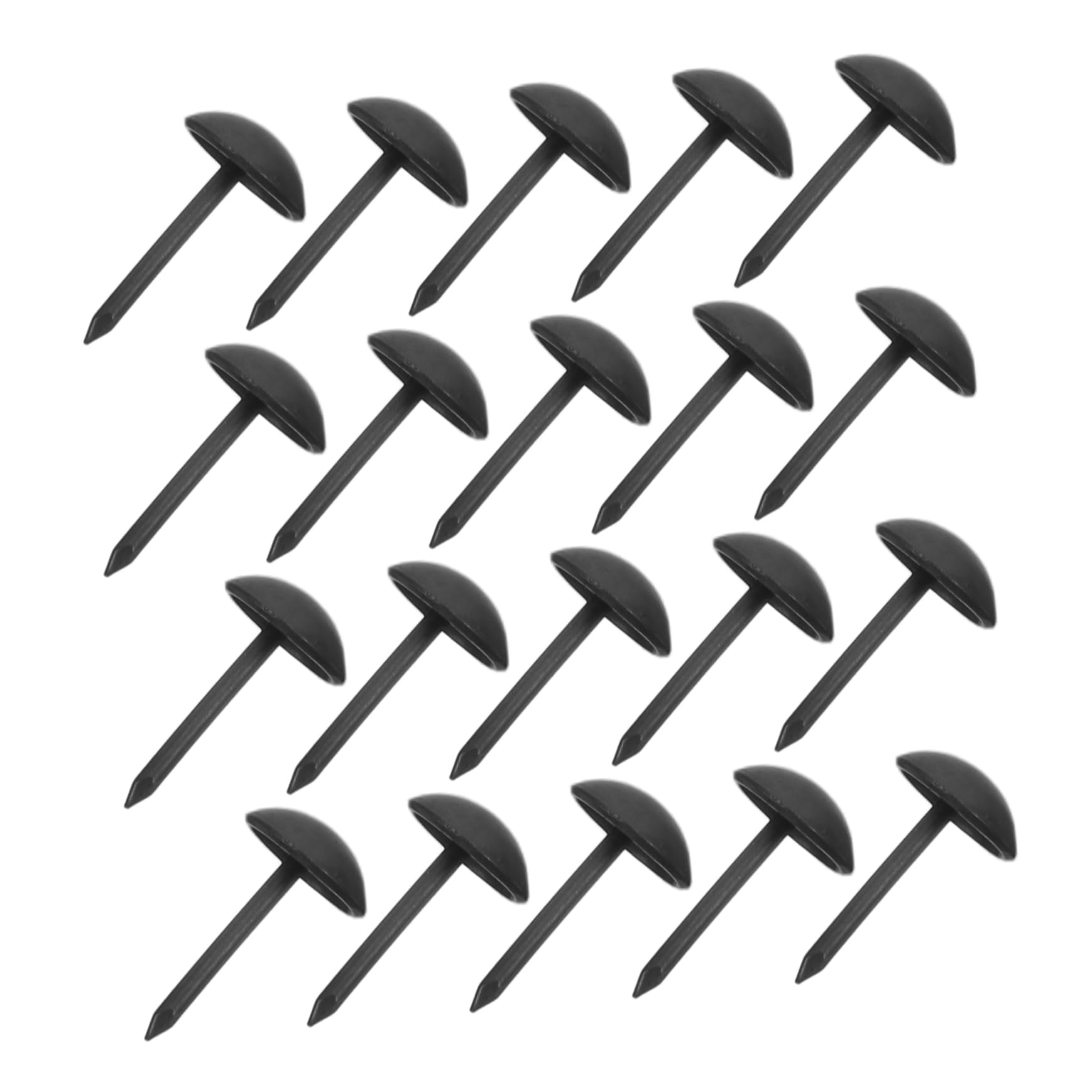 IWOWHERO 100pcs Vintage Furniture Nails Iron Decorative Nails for Sofa Bookcase Door Metal Push Style Home Decor Hardware