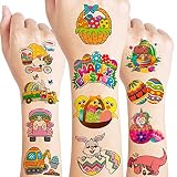 Easter Egg Bunny Tattoos Temporary Themed Birthday Party Decorations Favors Supplies Cute Tattoo Sti