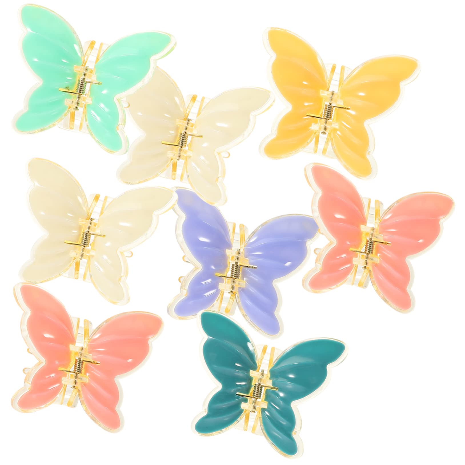 FRCOLOR 32 forcine per capelli, clip per capelli, clip per capelli, diademi per ragazze, mini fermagli per capelli, farfalle, fermagli, copricapo opaco