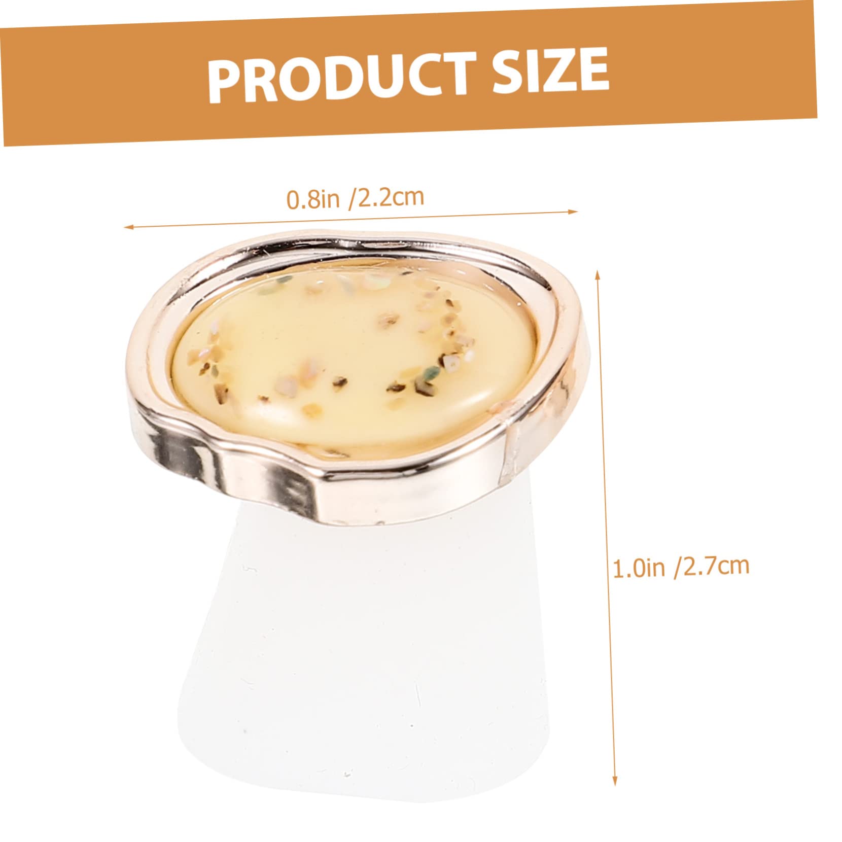 PartyKindom 8Pcs Silicone Toe Separators Small Toe Spacers for Manicure Nail Polish Application Skin Friendly Reusable Design for Women Men